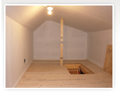 Attic conversion to Storage in Toronto